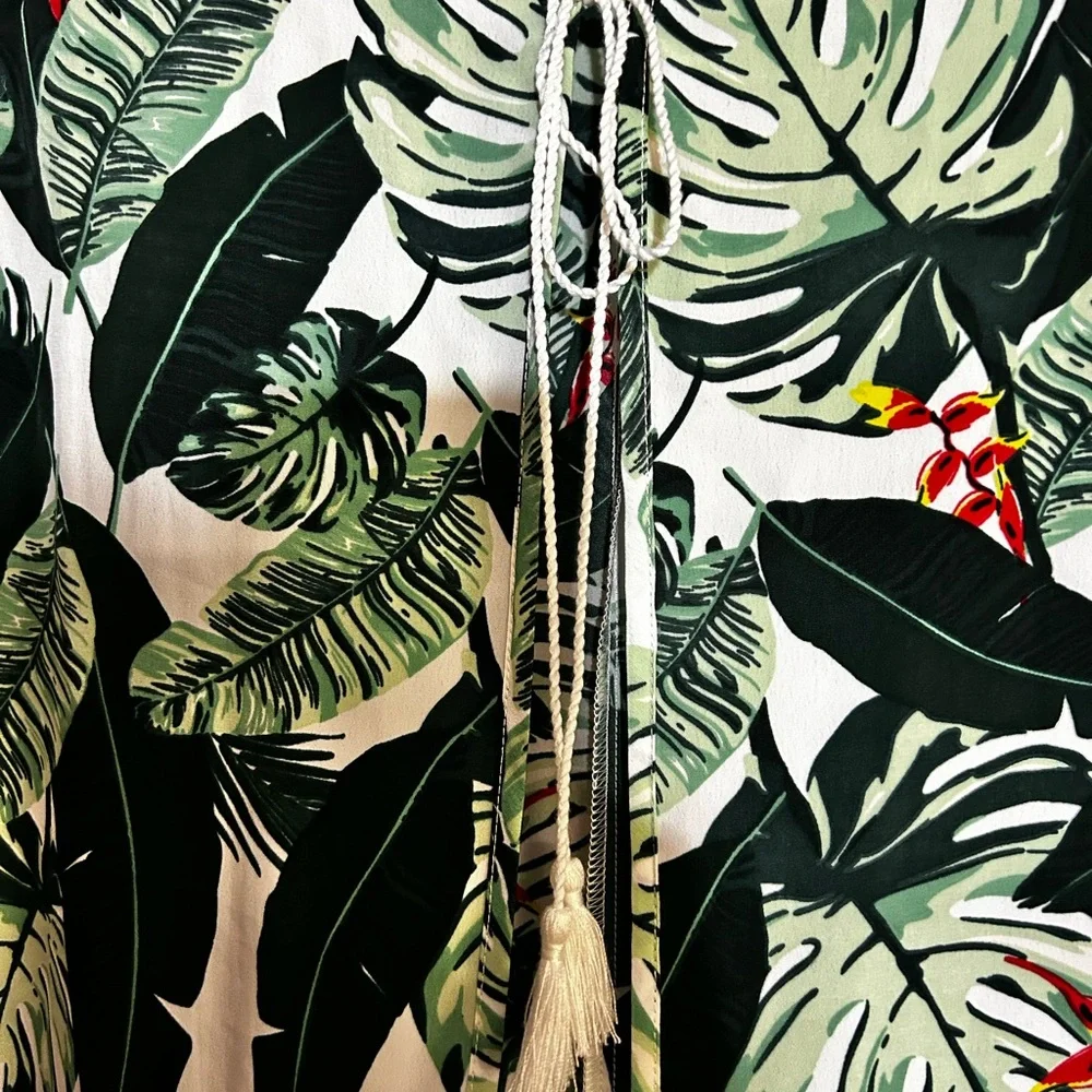 Rachel Zoe Collection Palm Print Duster - Picture 9 of 9